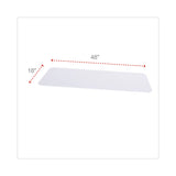 Alera® Shelf Liners For Wire Shelving, Clear Plastic, 48w x 18d, 4/Pack (ALESW59SL4818) Pack of 4