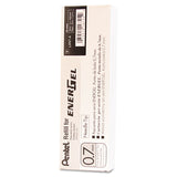 Pentel® Refill for Pentel EnerGel Retractable Liquid Gel Pens, Medium Needle Tip, Black Ink (PENLRN7A) Each