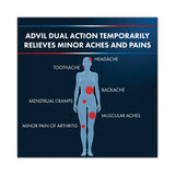 Advil® Dual Action with Acetaminophen and Ibuprofen Caplets, 50 Packets of 2 Caplets (AVL014795) Each