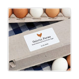 Avery® Shipping Labels with TrueBlock Technology, Laser Printers, 2.5 x 4, White, 8/Sheet, 25 Sheets/Pack (AVE5816) Pack of 200