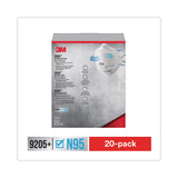 3M™ Aura Particulate Respirator 9205+, N95, One Size Fits All, 20/Pack (MMM9205PH20DC) Pack of 20