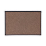 Universal® Tech Cork Board, 36 x 24, Brown Surface, Black Plastic Frame (UNV43022) Each