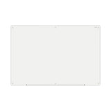 Universal® Frameless Glass Marker Board, 72 x 48, White Surface (UNV43234) Each