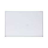 Universal® Melamine Dry Erase Board with Aluminum Frame, 36 x 24, White Surface, Anodized Aluminum Frame (UNV43623) Each