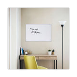 Universal® Melamine Dry Erase Board with Aluminum Frame, 36 x 24, White Surface, Anodized Aluminum Frame (UNV43623) Each