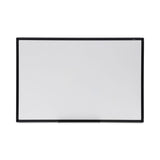 Universal® Design Series Deluxe Dry Erase Board, 36 x 24, White Surface, Black Anodized Aluminum Frame (UNV43628) Each