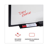 Universal® Design Series Deluxe Dry Erase Board, 36 x 24, White Surface, Black Anodized Aluminum Frame (UNV43628) Each