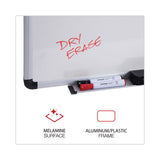 Universal® Modern Melamine Dry Erase Board with Aluminum Frame, 36 x 24, White Surface (UNV43723) Each
