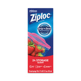 Ziploc® Seal Top Bags, Quart, 7.44" x 7", Clear, 24/Box (SJN383235) Box of 24