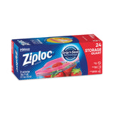 Ziploc® Seal Top Bags, Quart, 7.44" x 7", Clear, 24/Box (SJN383235) Box of 24