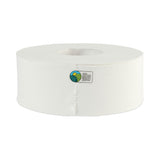 Boardwalk® JRT Bath Tissue, Jumbo, Septic Safe, 2-Ply, White, 3.3" x 1,000 ft, 12 Rolls/Carton (BWK6100B) Case of 12