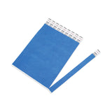 Advantus Crowd Management Wristbands, Sequentially Numbered, 9.75" x 0.75", Blue, 500/Pack (AVT75513) Pack of 500