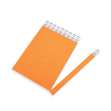 Advantus Crowd Management Wristbands, Sequentially Numbered, 9.75" x 0.75", Neon Orange, 500/Pack (AVT91120) Pack of 500