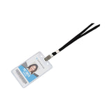 Advantus Deluxe Safety Lanyards, Metal Clip Fastener, 36" Long, Black, 24/Box (AVT75403) Box of 24