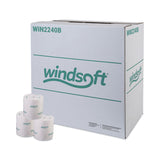 Windsoft® Bath Tissue, Septic Safe, Individually Wrapped Rolls, 2-Ply, White, 500 Sheets/Roll, 96 Rolls/Carton (WIN2240B) Case of 96