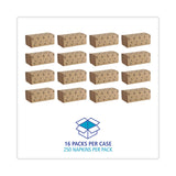 Boardwalk® Singlefold Paper Towels, 1-Ply, 9 x 9.45, Natural, 250/Pack, 16 Packs/Carton (BWK6210) Case of 4000