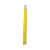 Advantus Crowd Management Wristbands, Sequentially Numbered, 9.75" x 0.75", Neon Yellow,500/Pack (AVT91123) Pack of 500