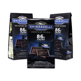 Ghirardelli® Intense Dark Midnight Reverie 86% Cacao Singles Bag, 4.12 oz Packs, 3 Count, Ships in 1-3 Business Days (GRR30001033)