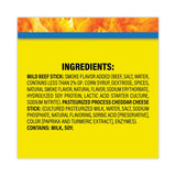 Slim Jim® Beef and Cheese Meat Sticks, 1.5 oz, 18/Carton, Ships in 1-3 Business Days (GRR20900656) Each