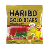 Haribo® Goldbears Gummi Candy, 0.4 oz Pouches, Lemon; Orange; Pineapple; Rasberry; Strawberry, 54/Carton, Ships in 1-3 Business Days (GRR20900181) Each