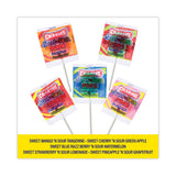 Charms® Sweet and Sour Pop, Assorted Flavors, 0.63 oz, 48/Carton, Ships in 1-3 Business Days (GRR20900128) Each