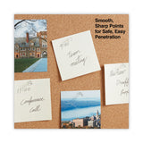 Universal® Clear Push Pins, Plastic, Clear, 0.38", 400/Pack (UNV31306) Pack of 400