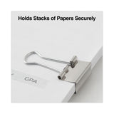 Universal® Binder Clips with Storage Tub, Small, Silver, 40/Pack (UNV11240) Pack of 40
