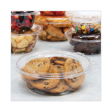 Dart® Tamper-Resistant, Tamper-Evident Bowls with Flat Lid, 48 oz, 8.9" Diameter x 2.8"h, Clear, Plastic, 100/Carton (DCCCTR48BF) Case of 100