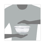 Dart® Tamper-Resistant, Tamper-Evident Bowls with Flat Lid, 48 oz, 8.9" Diameter x 2.8"h, Clear, Plastic, 100/Carton (DCCCTR48BF) Case of 100