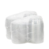 Dart® Tamper-Resistant, Tamper-Evident Bowls with Flat Lid, 48 oz, 8.9" Diameter x 2.8"h, Clear, Plastic, 100/Carton (DCCCTR48BF) Case of 100