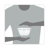 Dart® Tamper-Resistant, Tamper-Evident Bowls with Flat Lid, 32 oz, 7" Diameter x 3.2"h, Clear, Plastic, 150/Carton (DCCCTR32BF) Case of 150