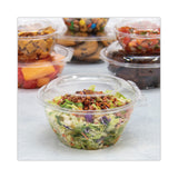 Dart® Tamper-Resistant, Tamper-Evident Bowls with Dome Lid, 32 oz, 7" Diameter x 3.4"h, Clear, Plastic, 150/Carton (DCCCTR32BD) Case of 150