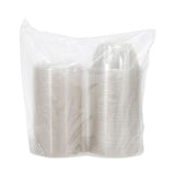 Dart® Tamper-Resistant, Tamper-Evident Bowls with Dome Lid, 32 oz, 7" Diameter x 3.4"h, Clear, Plastic, 150/Carton (DCCCTR32BD) Case of 150