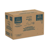 Dart® Tamper-Resistant, Tamper-Evident Bowls with Dome Lid, 8 oz, 5.5" Diameter x 2.1"h, Clear, Plastic, 240/Carton (DCCCTR8BD) Case of 240