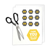 MACO® Cover-All Opaque Laser/Inkjet Shipping Labels, Full-Sheet Format, Inkjet/Laser Printers, 8.5 x 11, White, 100/Box (MACML0100) Box of 100