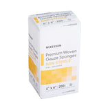 McKesson Gauze Sponge 4 X 4 Inch 8-Ply NonSterile 200 per Pack (446041_CS) 4000/CS