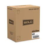 Solo Inc. Bistro Design Hot Drink Cups, Paper, 10 oz, 1000/Carton (SCC510SI) Case of 1000