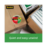 Scotch® Tough Grip Moving Packaging Tape, 3" Core, 1.88" x 38.2 yds, Clear, 3/Pack (MMM35003ESF) Pack of 3