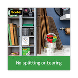 Scotch® Tough Grip Moving Packaging Tape, 3" Core, 1.88" x 38.2 yds, Clear, 3/Pack (MMM35003ESF) Pack of 3