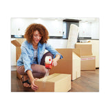 Scotch® Tough Grip Moving Packaging Tape, 3" Core, 1.88" x 38.2 yds, Clear, 3/Pack (MMM35003ESF) Pack of 3