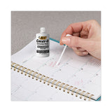 BIC® Cover-It Correction Fluid, 20 ml Bottle, White, Dozen (BICWOC12DZ) 1 Dozen