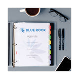 Avery® Clear Easy View Plastic Dividers with Multicolored Tabs and Sheet Protector, 8-Tab, 11 x 8.5, Clear, 1 Set (AVE16741) Set of 8