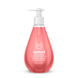 Method® Gel Hand Wash, Pink Grapefruit, 12 oz Pump Bottle, 6/Carton (MTH00039CT) Case of 6