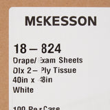 McKesson General Purpose Drape Physical Exam Drape 40 W X 48 L Inch NonSterile (40421_CS) 100/CS