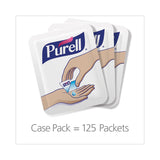 PURELL® Single Use Advanced Gel Hand Sanitizer, 1.2 mL, Packet, Fragrance-Free, 125/Box, 12 Box/Carton (GOJ9630125NSCT) Case of 1500