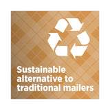 Scotch™ Curbside Recyclable Padded Mailer, #5, Bubble Cushion, Self-Adhesive Closure, 12 x 17.25, Natural Kraft, 100/Carton (MMMCR51) Case of 100