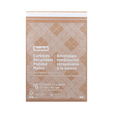Scotch™ Curbside Recyclable Padded Mailer, #6, Bubble Cushion, Self-Adhesive Closure, 13.75 x 20, Natural Kraft, 50/Carton (MMMCR61) Case of 50