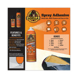 Gorilla® Spray Adhesive, 14 oz, Dries Clear (GOR6301502) Each