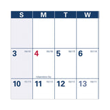AT-A-GLANCE® Academic Erasable Reversible Extra Large Wall Calendar, 48 x 32, White/Blue/Red, 12 Month (July to June): 2025 to 2026 (AAGPM36AP28) Each