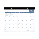 AT-A-GLANCE® Academic Large Print Desk Pad, 21.75 x 17, White/Blue Sheets, 12 Month (July to June): 2025 to 2026 (AAGSKLPAY32) Each
